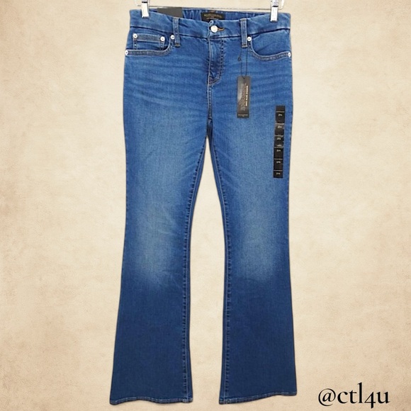 NWT Banana Republic Bootcut Jeans Women’s 27/4 Low Rise Stretch Y2K Vintage - Picture 1 of 11